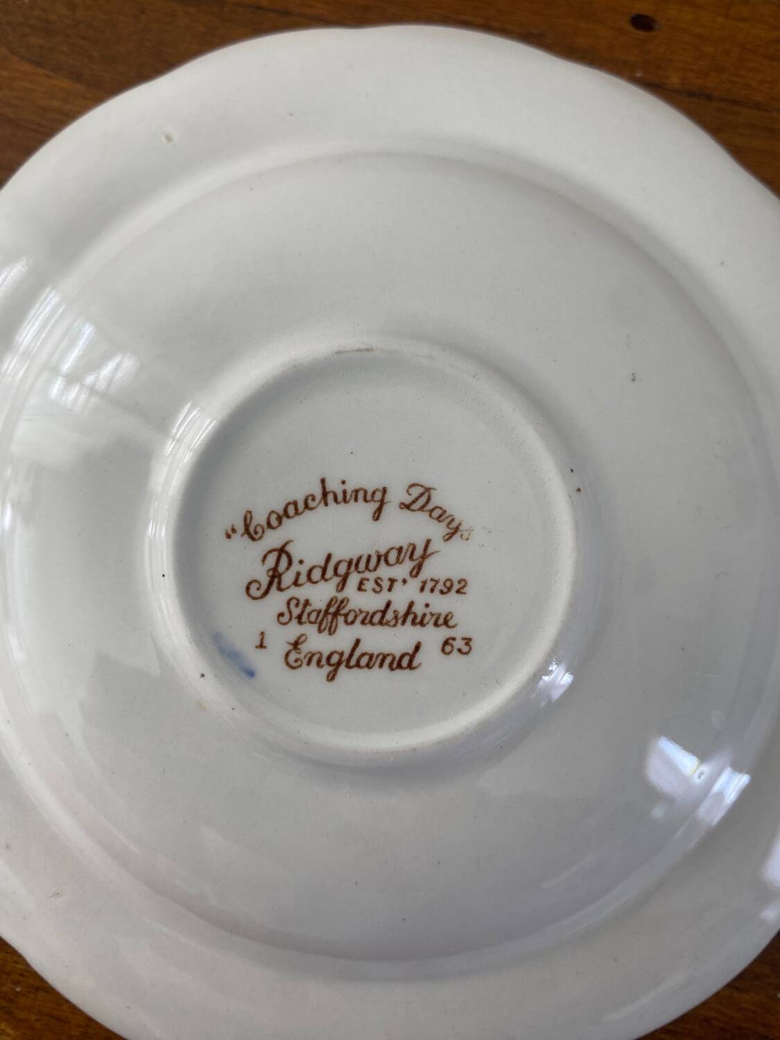 ENGLAND porcelain cup and saucer