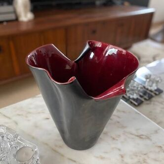 Vintage Elchinger ceramic vase