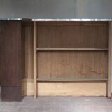 Vintage wooden bar counter