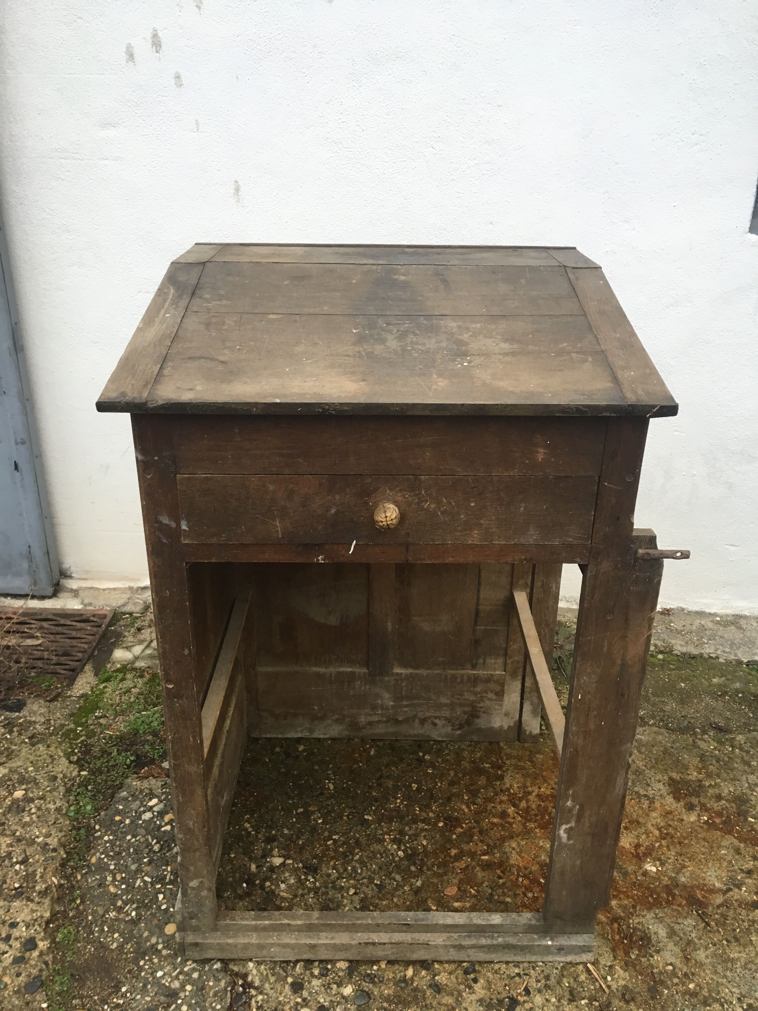 Former wooden store counter - craft furniture