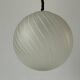 Italian suspended glass lamp Ball and Ball, 1960s, Italy
