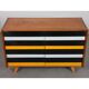 Commode jaune et noire, modèle U-453, par Jiri Jiroutek, 1960