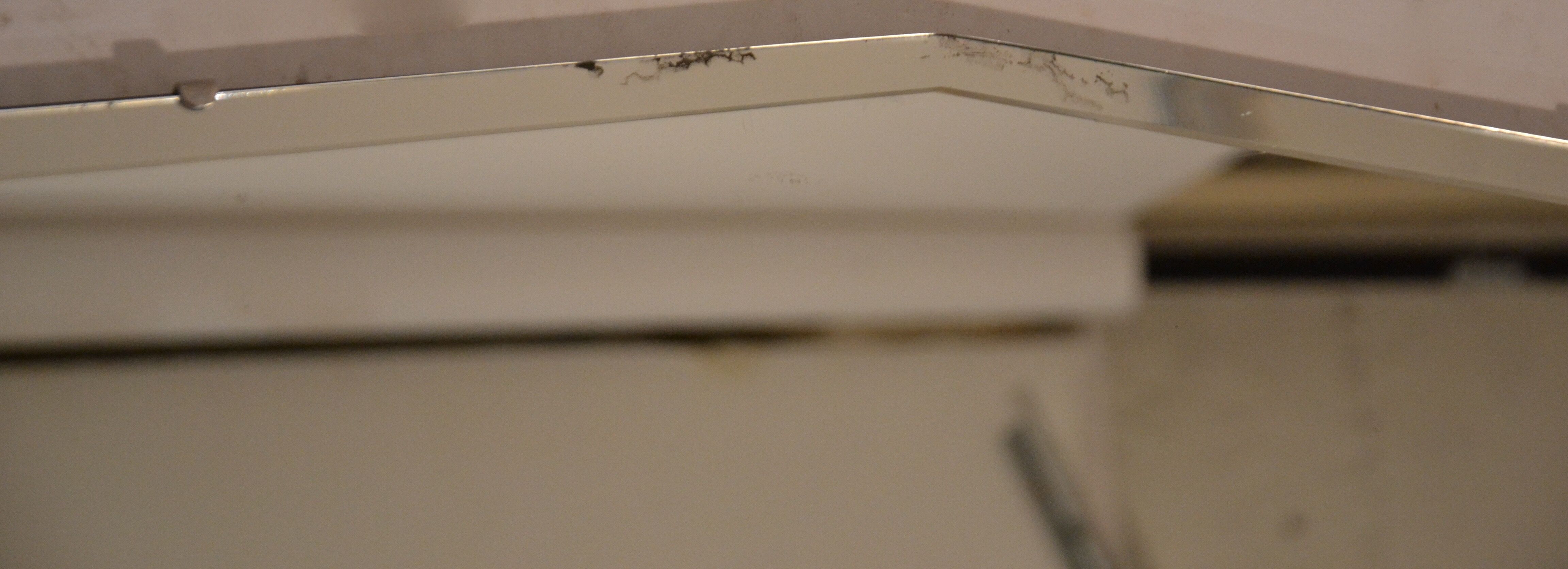 Beveled mirror 50s 69 x 40 cm