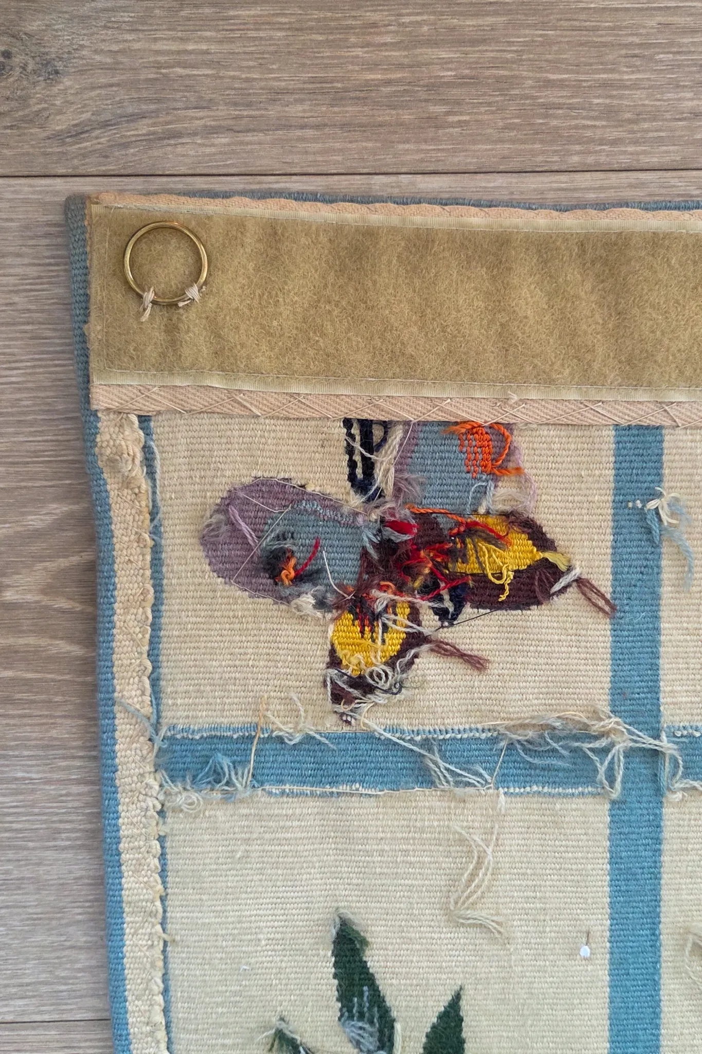 Aubusson tapestry "The Black Trellis" by Odette Caly — Pinto Workshops