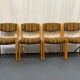 4 chaises vintage années 70