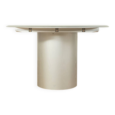 Table à manger Quadrondo, Erwin Nagel, Rosenthal, Argent