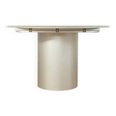 Table à manger Quadrondo, Erwin Nagel, Rosenthal, Argent