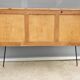 Console 1950 two doors matted glass