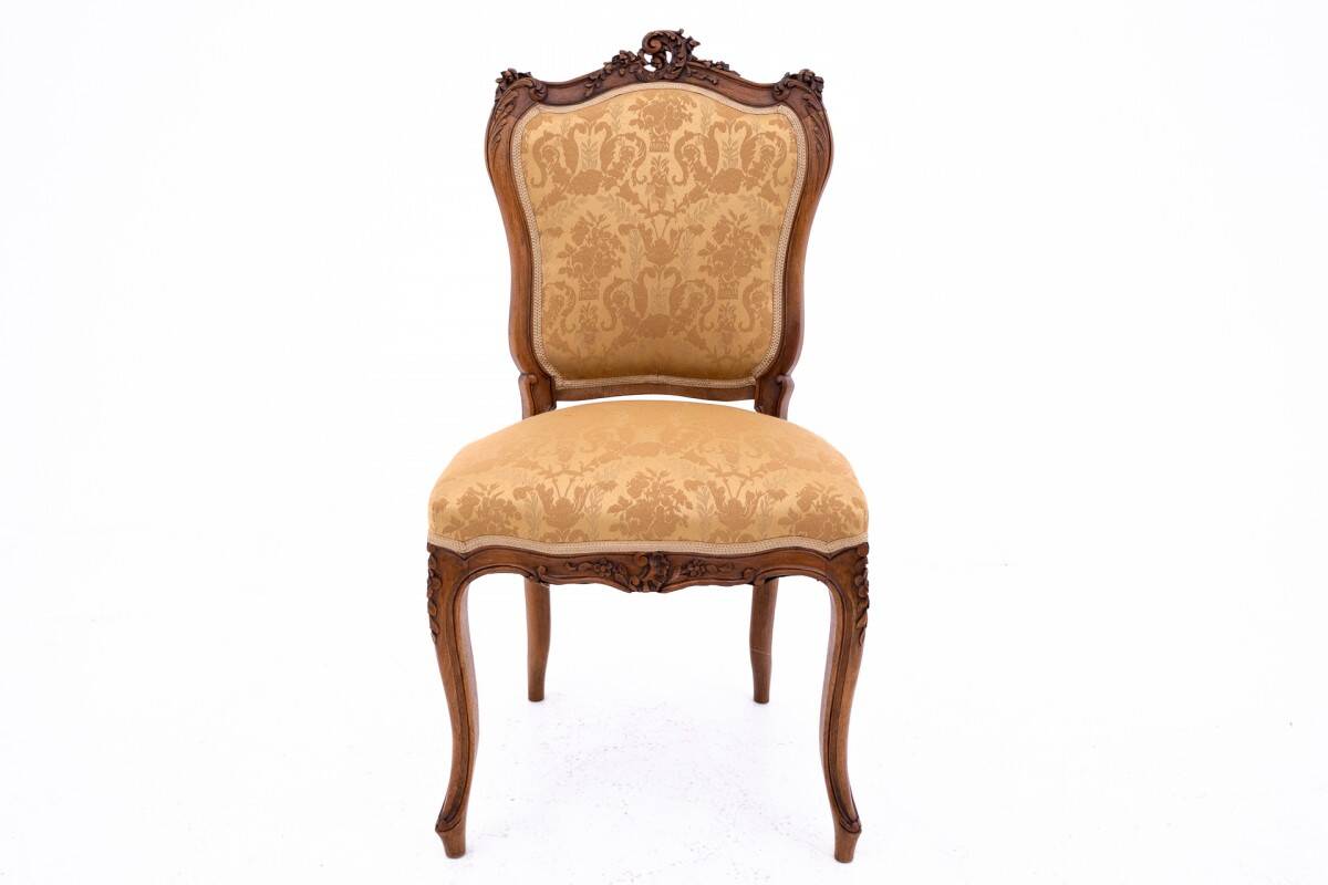 Antique chair, France, late 19th century. After renovation