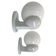 Pair of Bauhaus Wall Lamps in Porcelain and Glass - Design - 1930s