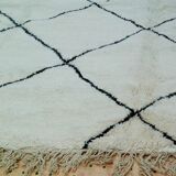 Benni ouarain 100% woollen carpet: 190x377cm