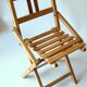 Foldable wooden children stool - Vintage from the 60s