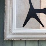 Peinture abstraite sur panneau