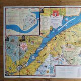 Carte de Gaspésie (Québec) édition de 1960