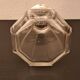 Art Deco silver and crystal shaker