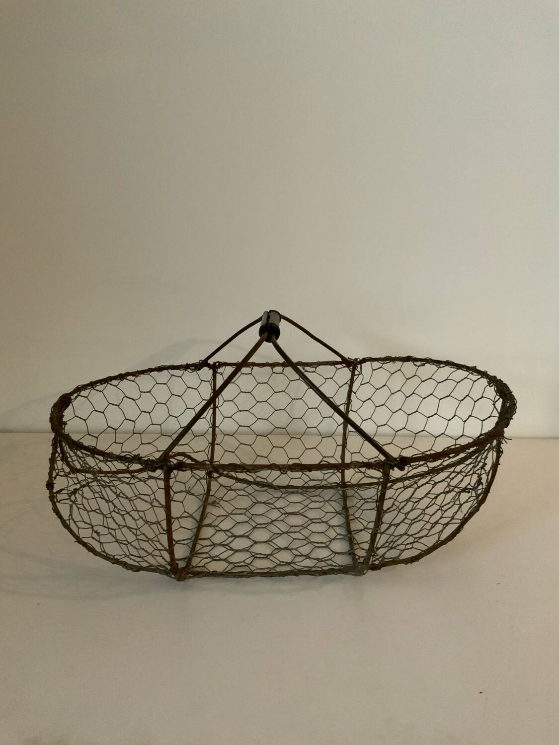 Vintage metal basket