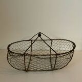 Vintage metal basket