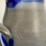1L ceramic pitcher with blue pattern