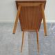 Table d'appoint vintage en bois et céramique