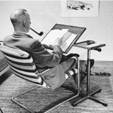 Mechanism side table by François Caruelle, 1930s