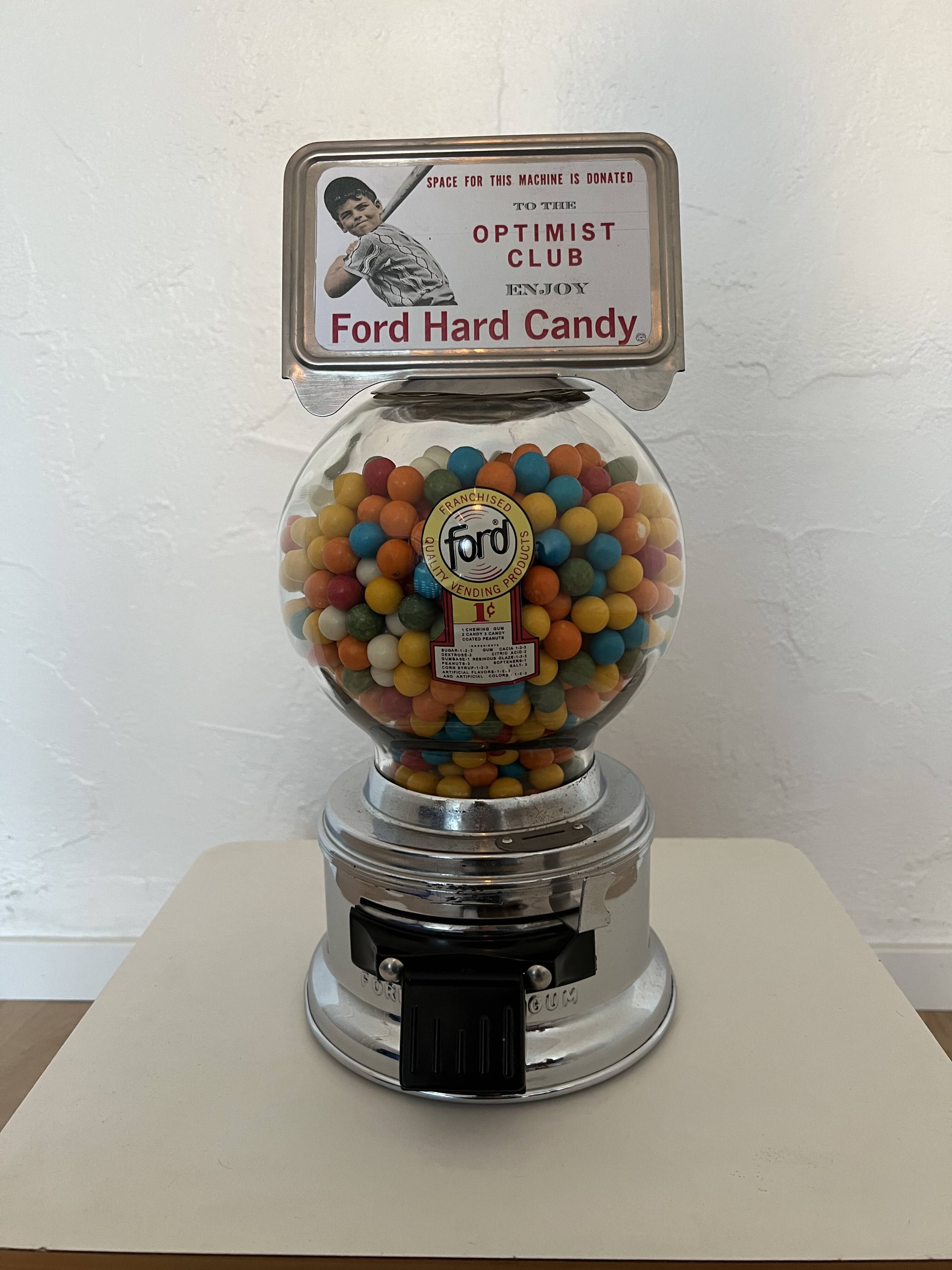 Ford gumball machine distributor US 50s Eames