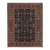 Vintage Turkish rug handmade 186x242 cm