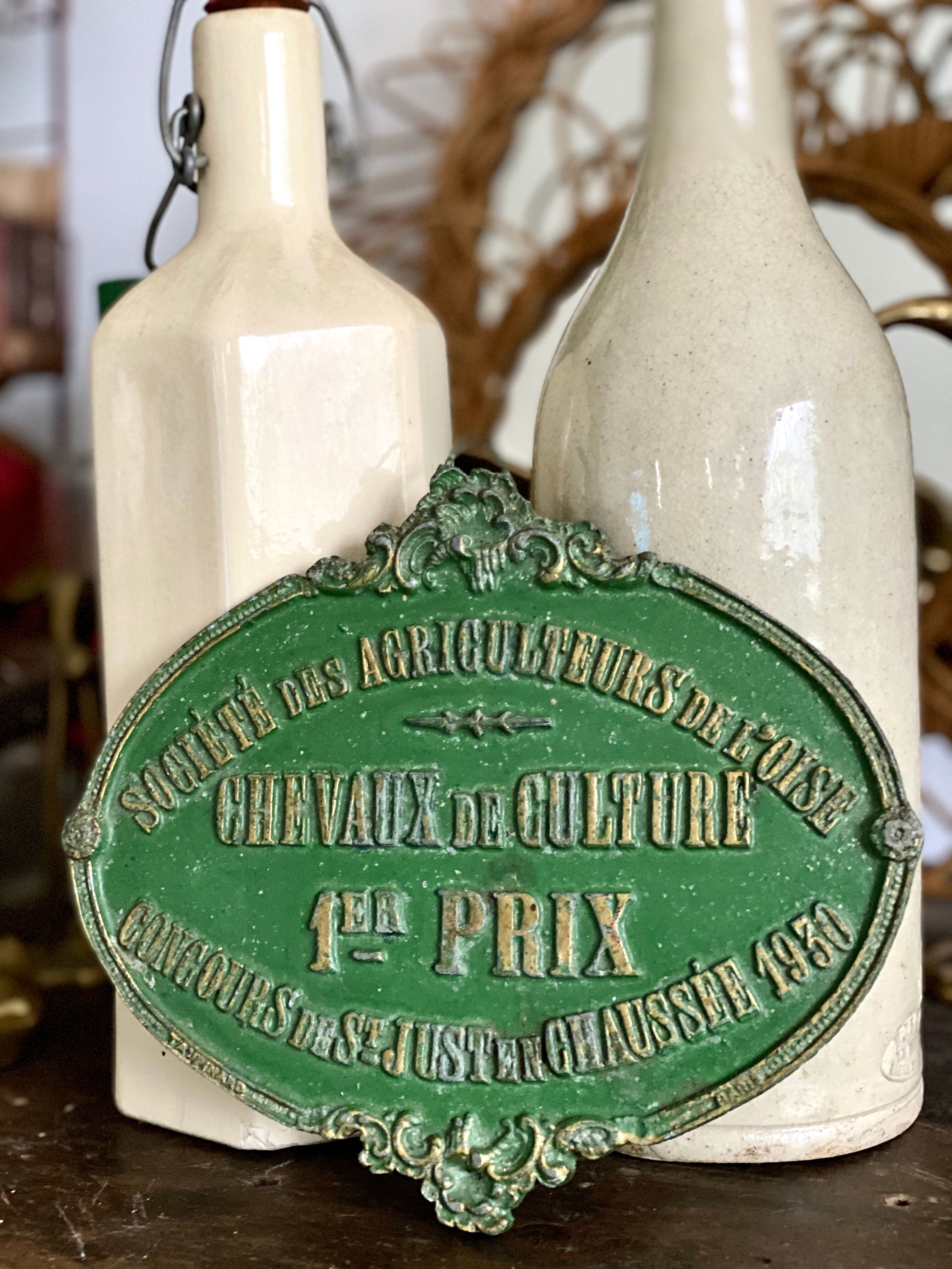 1930 Agricultural Competition Plate