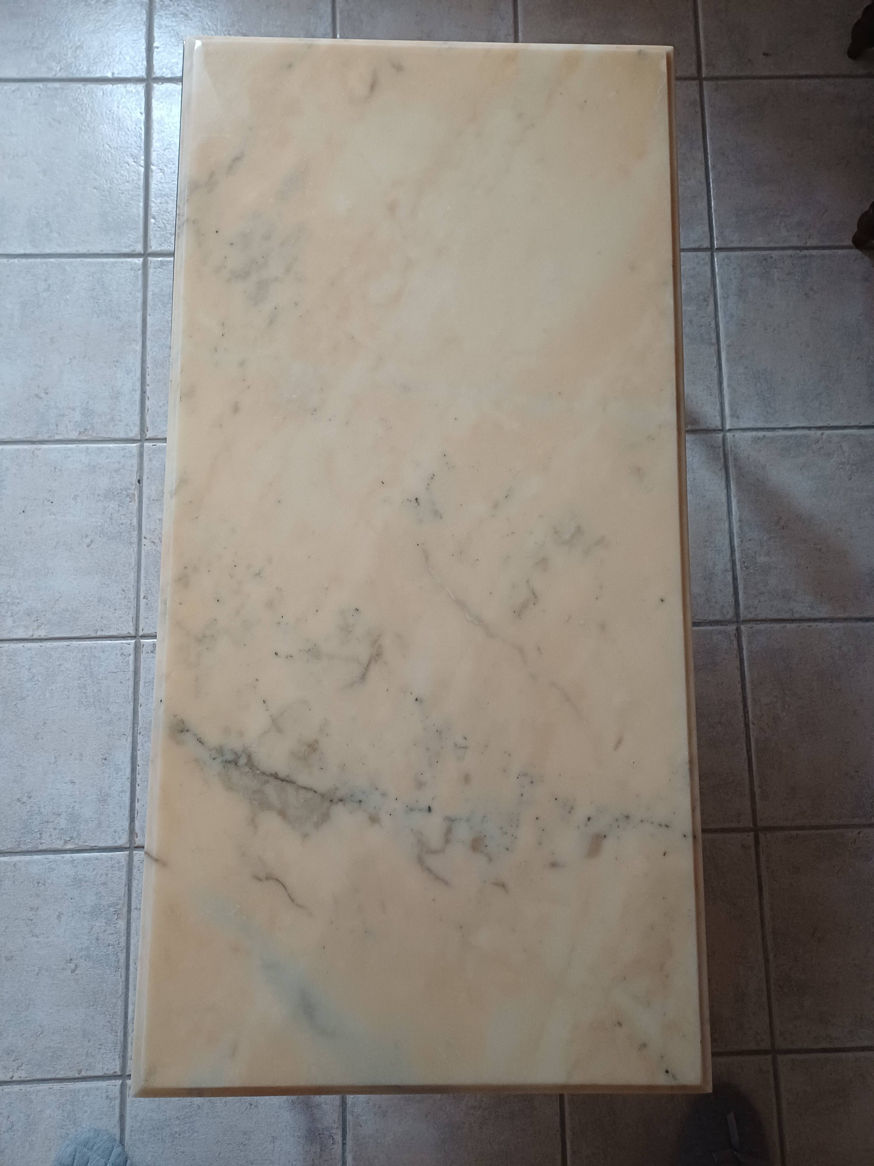 Louis XVI style marble coffee table