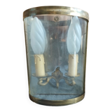 Brass wall lantern