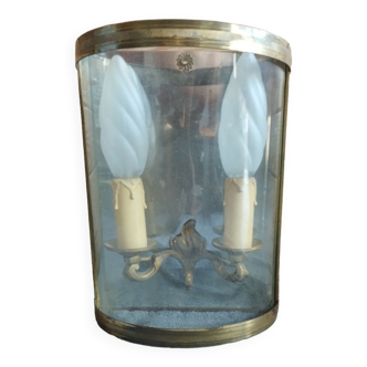 Brass wall lantern