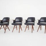 Set of four Cees Braakman for Pastoe model FT30 dining chairs, The Netherlands 1954