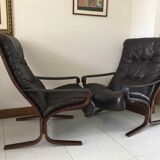 Two Siesta armchairs by Ingmar Relling for Westnofa Norway 1960