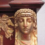 Acajou Library of Cuba Scd Empire decorated with 50 gilded bronzes