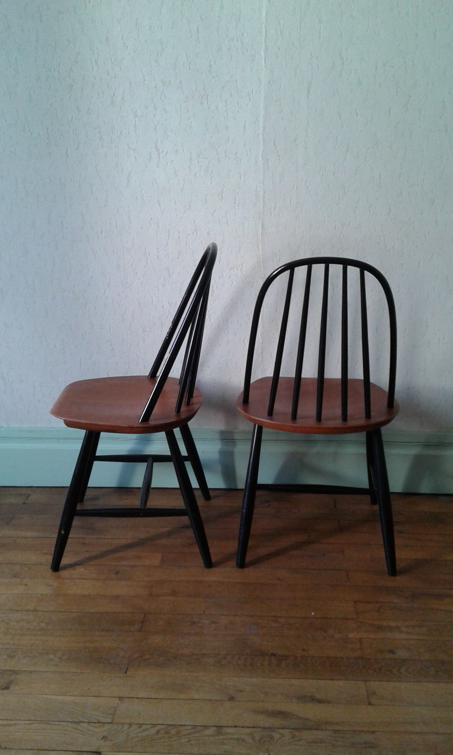 Paire de chaises scandinave et vintage