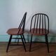 Paire de chaises scandinave et vintage