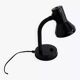 Black industrial desk lamp
