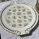 Service à dessert décor floral porcelaine de Limoges