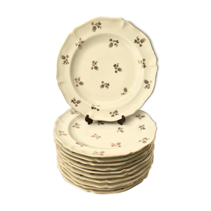 set de 11 assiettes plates