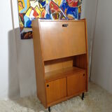 Vintage secretary of the 60s light wood