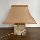 LAMP 1970 ON ONYX FOOT DESIGN FRENCH WORK MARMARA