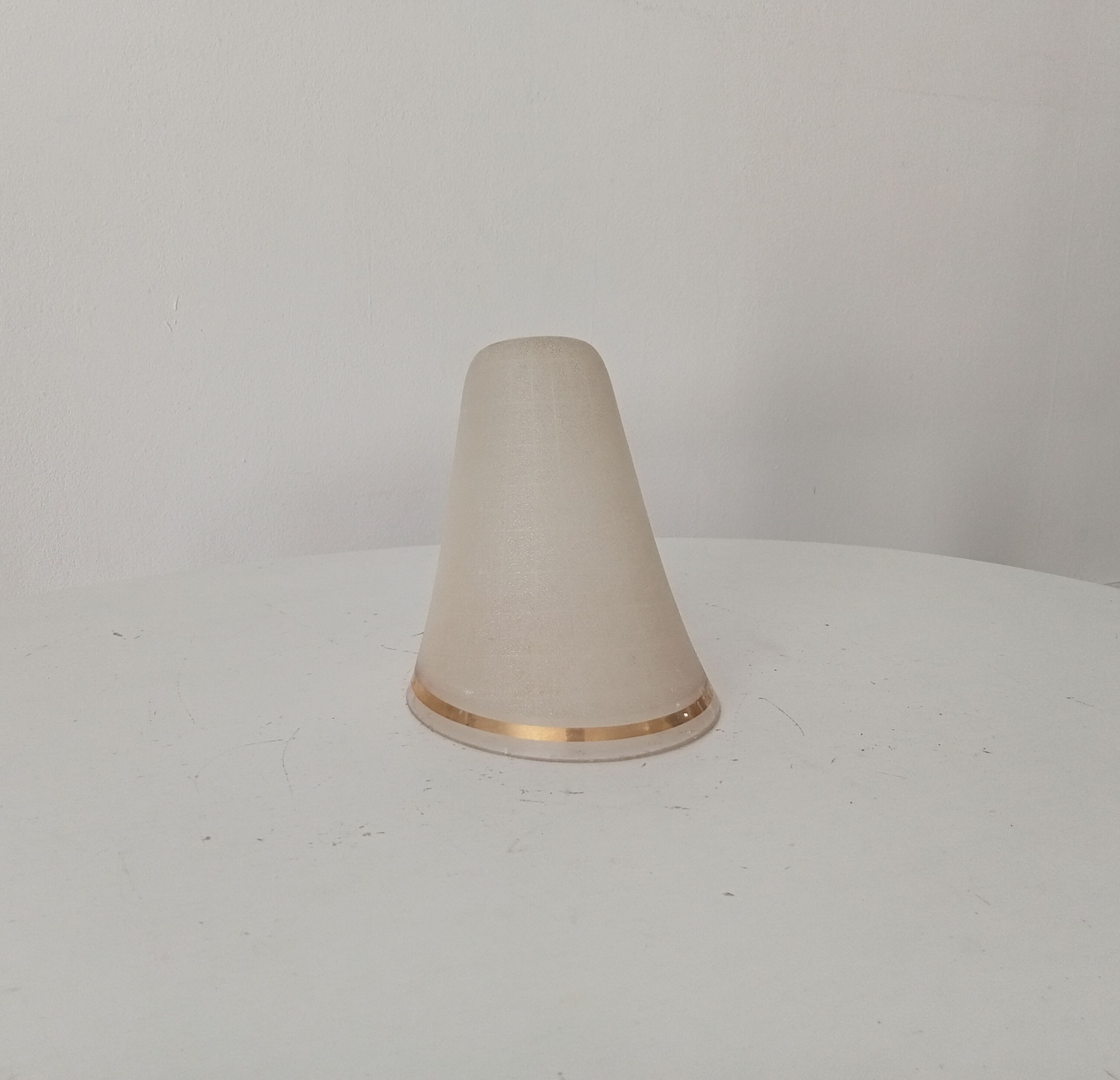 Abat jour vintage en verre granité