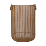 Gold gold braided wire basket