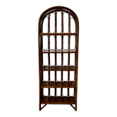 Vintage bamboo shelf and dare