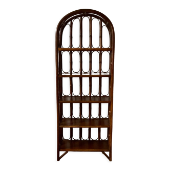 Vintage bamboo shelf and dare