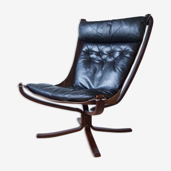 Fauteuil Falcon par Sigurd Ressell pour Vatne Møbler, années 1970