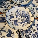 Lot d'assiettes hollandais terre de fer