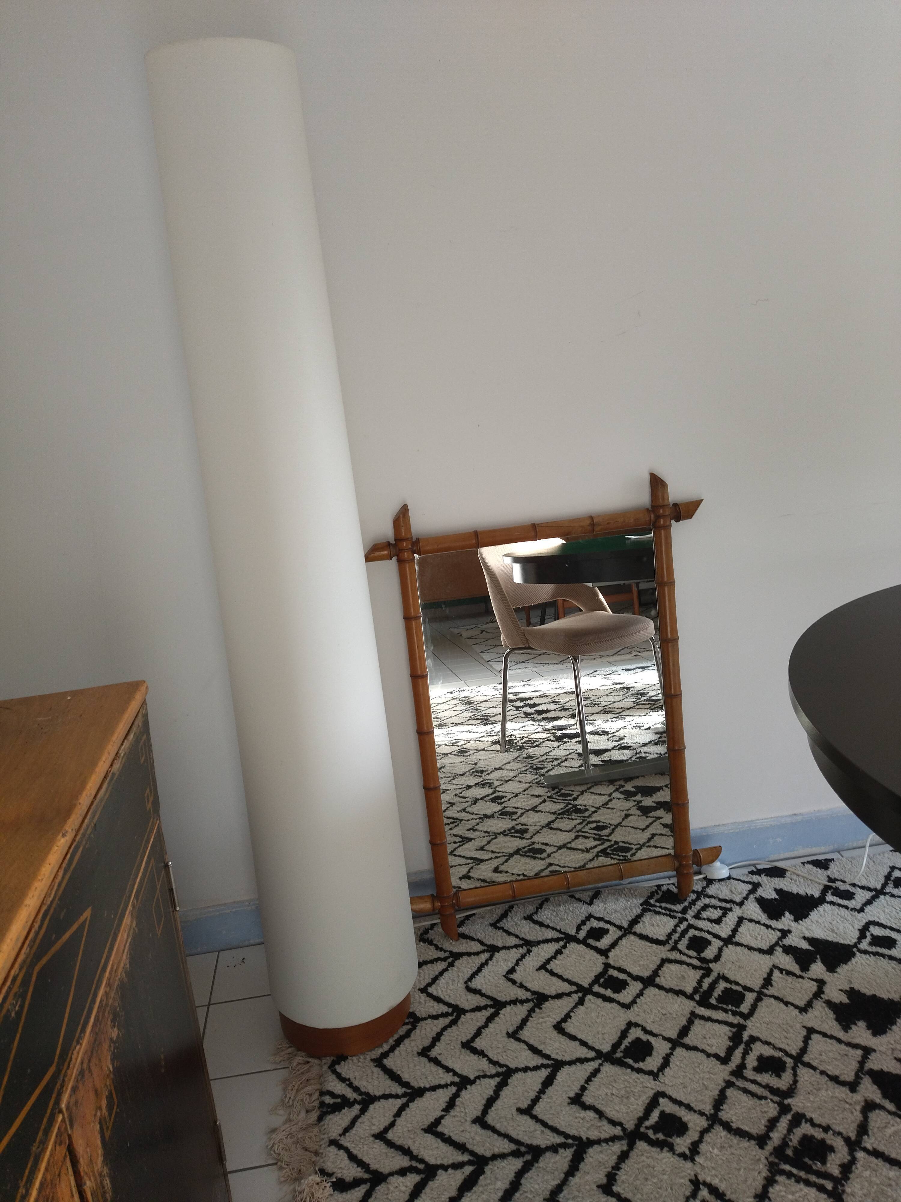 Bamboo mirror 94 x 71 cm