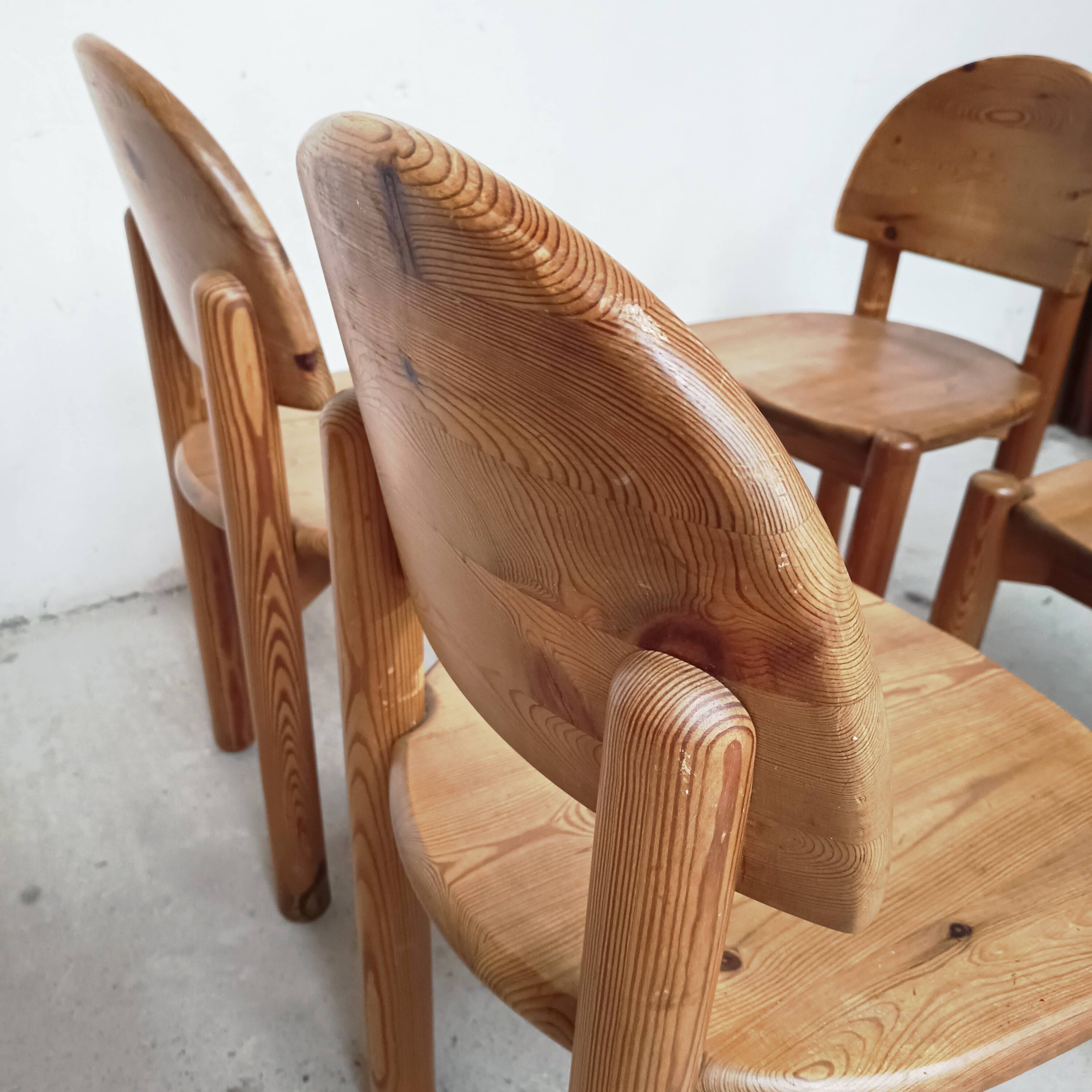 4 chairs Rainer Daumiller, 1980