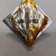 Hollywood Regency wall sconce in Murano glass by Mazzega, Italy circa 1970.