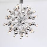 Grand Sputnik chrome chandelier in space style by Cosack, Germany, 1970s.